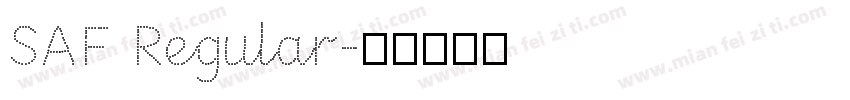 SAF Regular字体转换